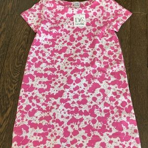 New Diane Von Furstenberg DVF For Baby Gap Pink Short Sleeve Dress Size 4 Years